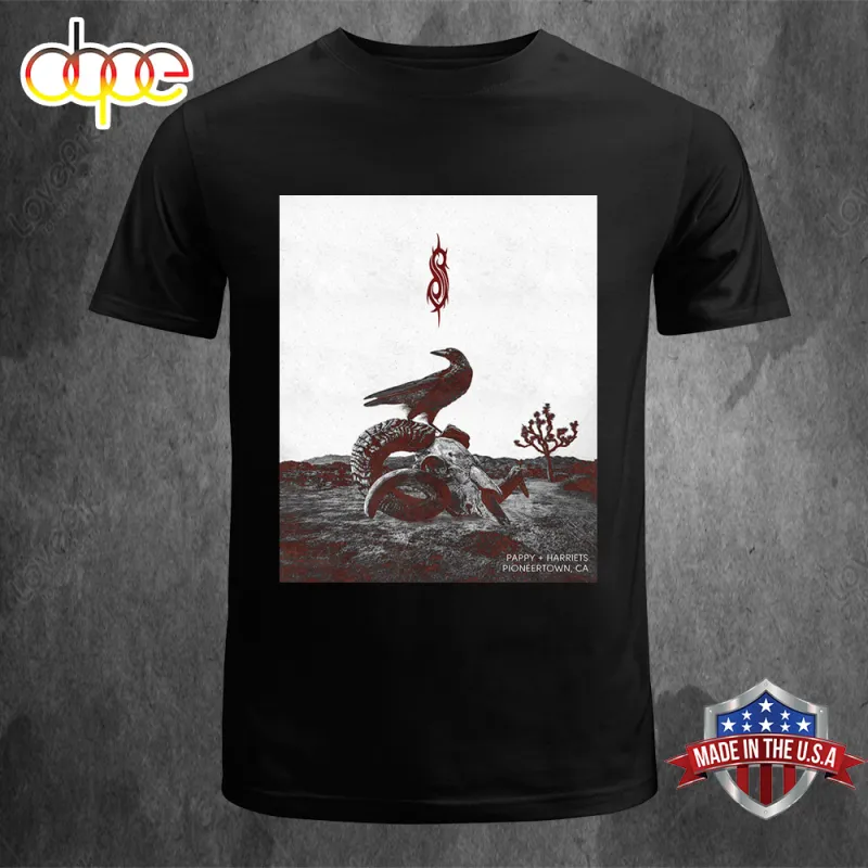 Slipknot Tour 2024 A Crow With Goat Skull Unisex T shirt Slipknot Tour 2024 A Crow With Goat Skull Unisex T-shirt IDF178241 Idea Fanatic