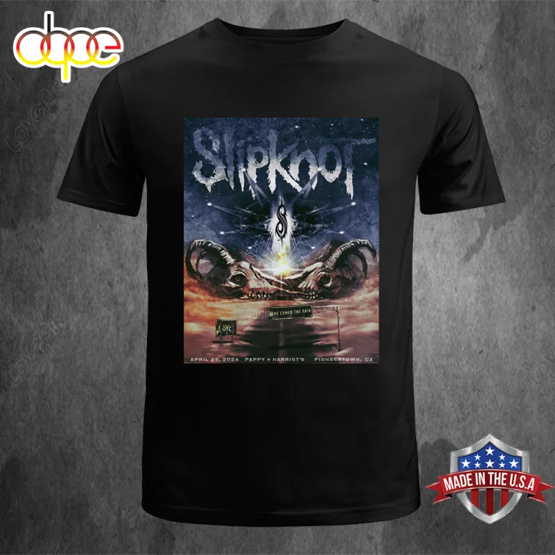 Slipknot Tour 2024 Goat Skull Classic Unisex T shirt Slipknot Tour 2024 Goat Skull Classic Unisex T-shirt IDF178248 Idea Fanatic