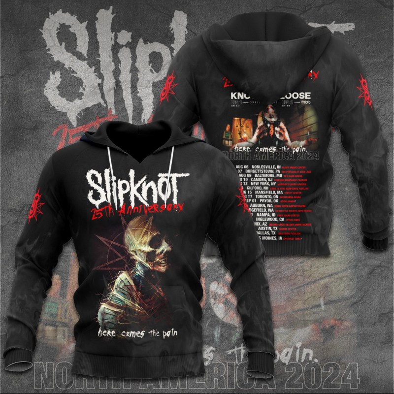 Slipknot Apparel TANTN6183 Hoodie Slipknot Combo 3D Apparels IFDDCLEC0108 Idea Fanatic