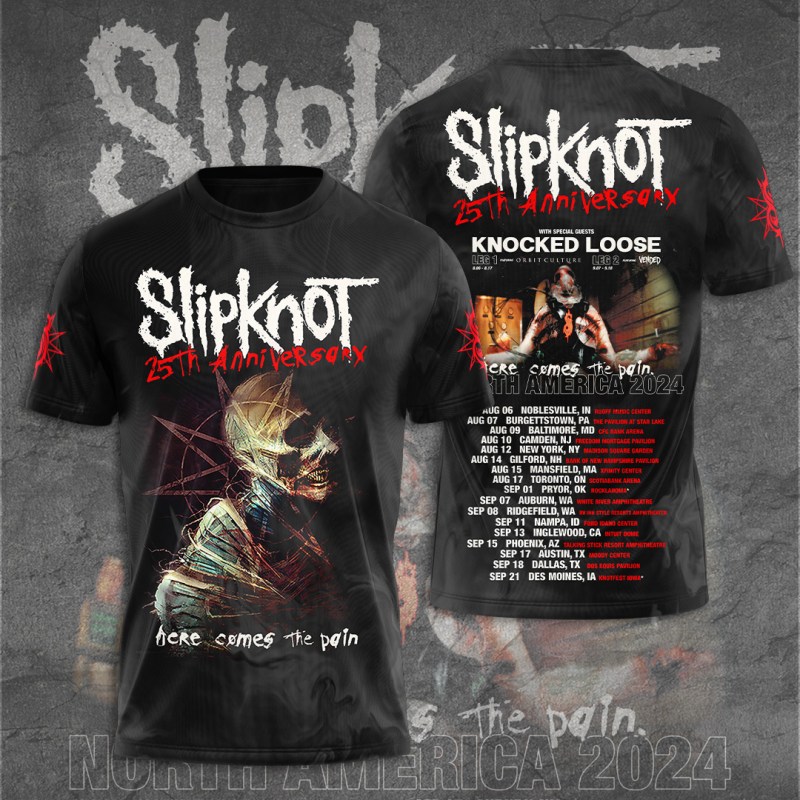 Slipknot Apparel TANTN6183 T Shirt Slipknot Combo 3D Apparels IFDDCLEC0108 Idea Fanatic