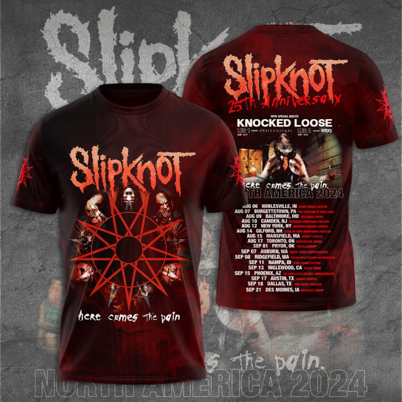 Slipknot Apparel TANTN6186 T Shirt Slipknot Combo 3D Apparels IFDDCLEC0110 Idea Fanatic