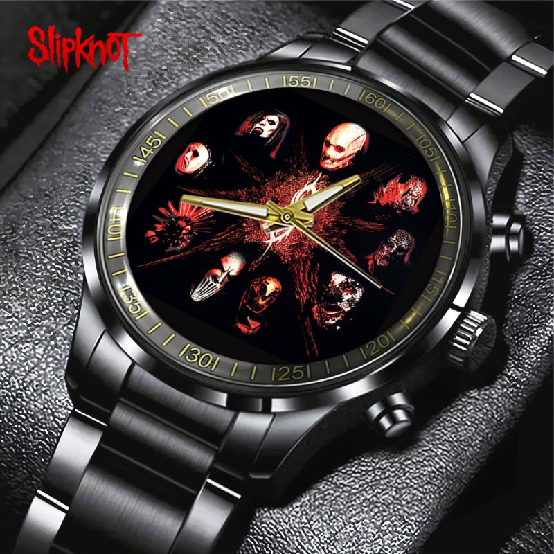 Slipknot Black Stainless Steel Watch TANTN6245 mk1 Slipknot Black Stainless Steel Watch IFDDWCH0011 Idea Fanatic