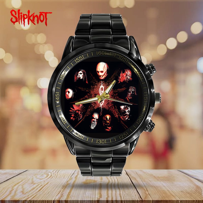 Slipknot Black Stainless Steel Watch TANTN6245 mk2 Slipknot Black Stainless Steel Watch IFDDWCH0011 Idea Fanatic