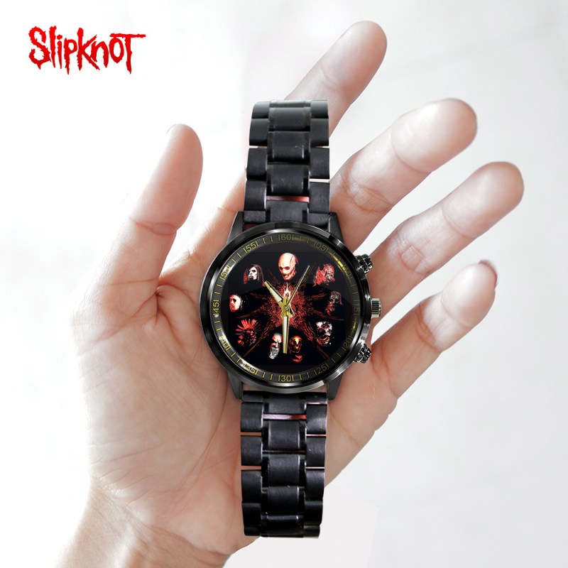 Slipknot Black Stainless Steel Watch TANTN6245 mk3 Slipknot Black Stainless Steel Watch IFDDWCH0011 Idea Fanatic