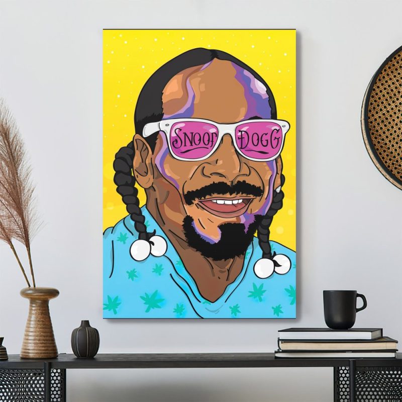 Snoop Dogg Vector Colorful Hip hop 90s Poster Canvas Snoop Dogg Vector Colorful Hip hop 90s Poster Canvas IDFCWA0243 Idea Fanatic