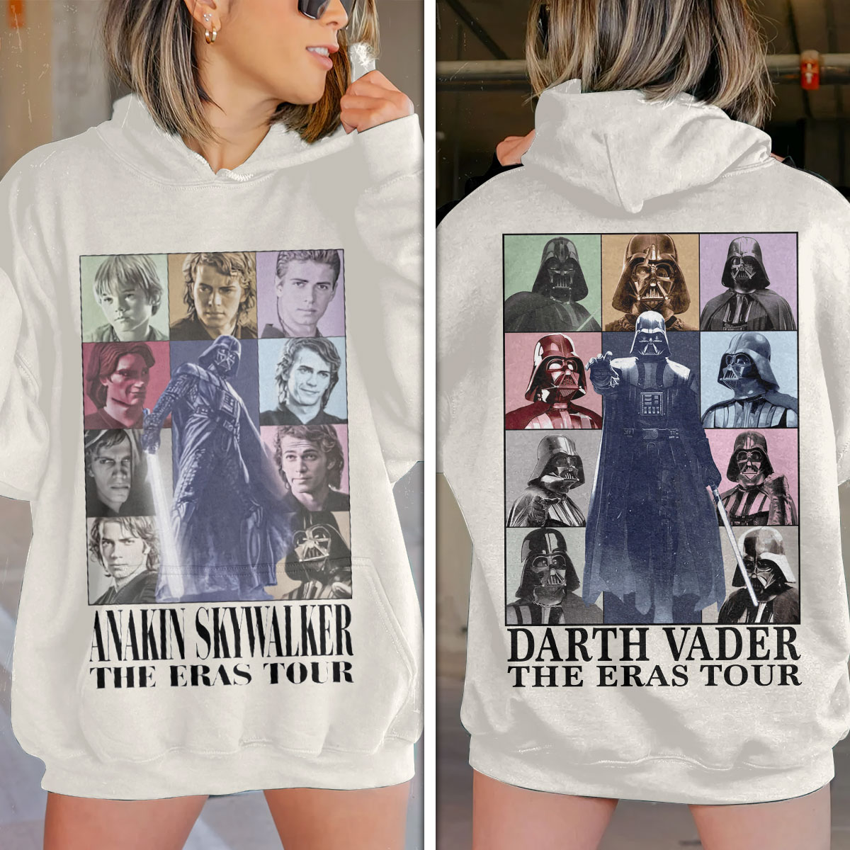 Star Wars Anakin Skywalker 3D Apparels VANDH2729 Hanh Hoodie Sand Star Wars x Taylor Swift Combo 3D Apparels IFDDCLEC0305 Idea Fanatic