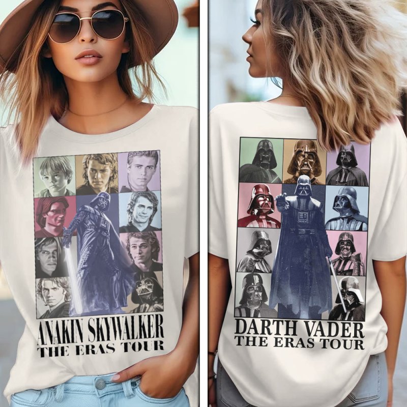 Star Wars Anakin Skywalker 3D Apparels VANDH2729 Hanh T shirt Sand Star Wars x Taylor Swift Combo 3D Apparels IFDDCLEC0305 Idea Fanatic