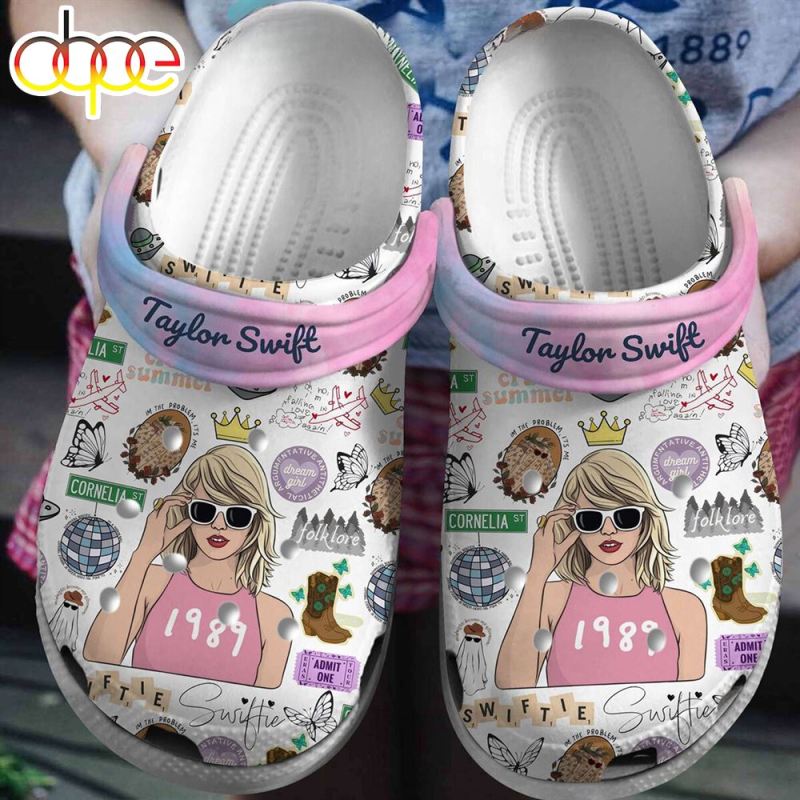 Stylish And Comfortable Taylor Swift 1989 Music Clogs Taylor Swift Music Limited Clogs IDF178335 Idea Fanatic