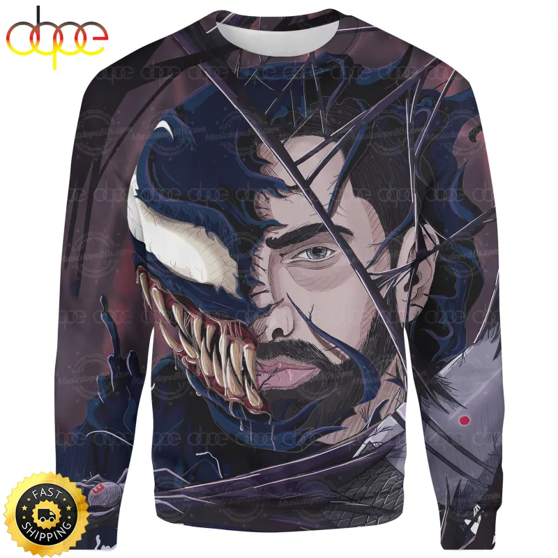 Sweatshirt Front 2 3 Eminem Venom Cover Art 3D Shirt All Over Print IDF819250 Idea Fanatic