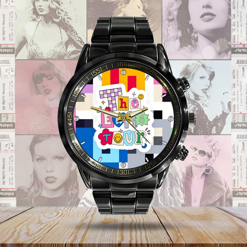 TAYLOR SWIFT Black Stainless Steel Watch GNE PANH 2 Taylor Swift Black Stainless Steel Watch IFDDWCH0014 Idea Fanatic