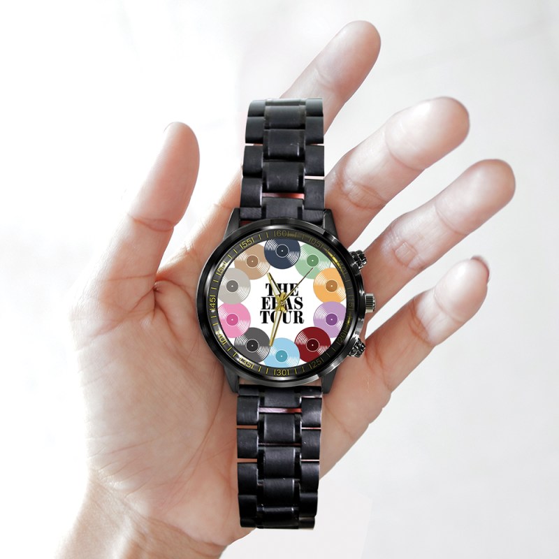 TAYLOR SWIFT Black Stainless Steel Watch GNE PANH 3 Taylor Swift Black Stainless Steel Watch IFDDWCH0026 Idea Fanatic