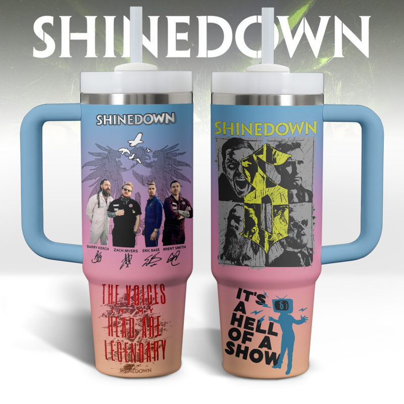 TB55 Shinedown Music Custom 40oz Stainless Steel Tumbler IFDD40OZ0132 Idea Fanatic