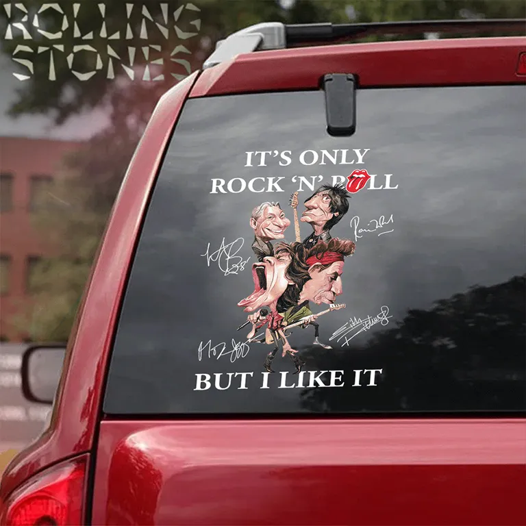 TRS030424L59 mk The Rolling Stones CAR STICKER TRS030424L59 Idea Fanatic