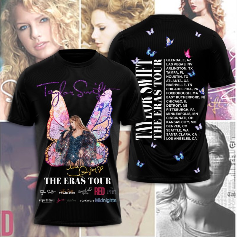 TW Tshirt NGHIAVT0395 Taylor Swift Combo 3D Apparels IFDDCLEC0200 Idea Fanatic