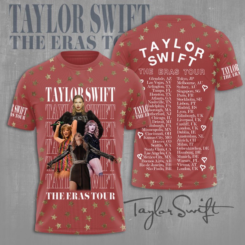 TW Tshirt NGHIAVT0720 Taylor Swift Combo 3D Apparels IFDDCLEC0186 Idea Fanatic