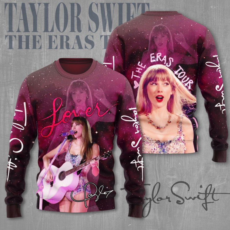 Taylor Swift 3D Apparels MAITM5088 Ugly Sweatshirt Taylor Swift Combo 3D Apparels IFDDCLEC0259 Idea Fanatic