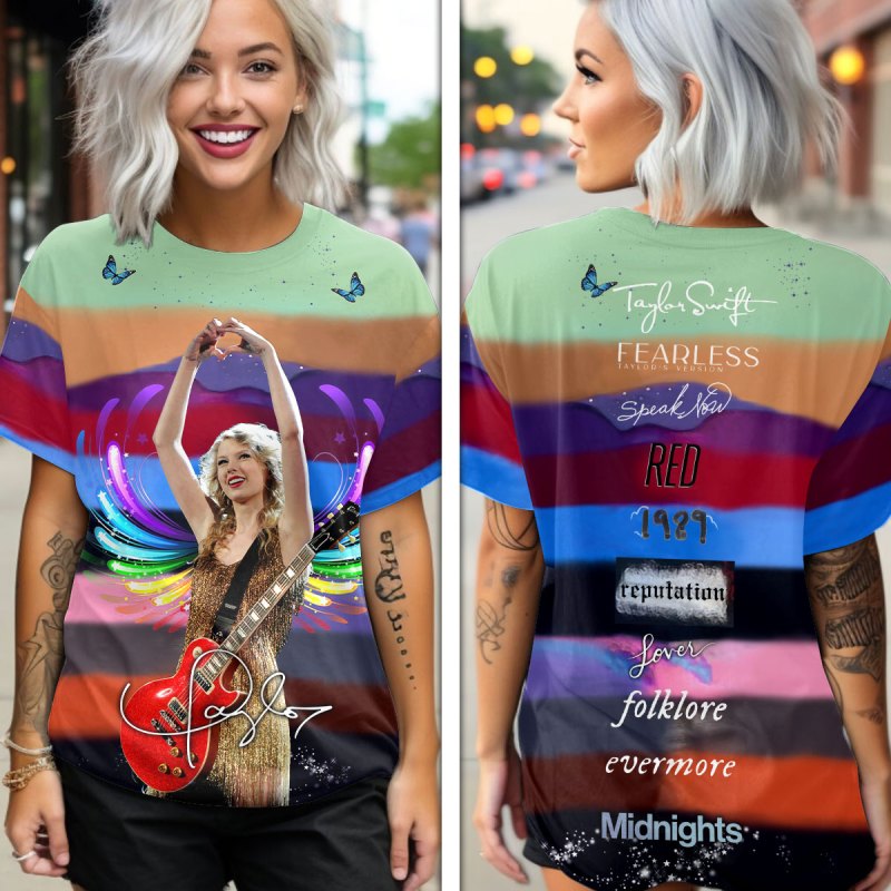 Taylor Swift 3D Apparels VANDH1801 Taylor Swift Combo 3D Apparels IFDDCLEC0238 Idea Fanatic