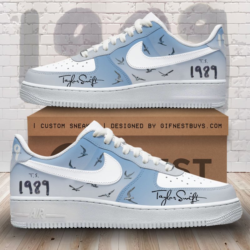 Taylor Swift Air Force 1 Sneaker TANTN8154 mk1 Taylor Swift Premium AF1 Sneakers IFDDAF10204 Idea Fanatic