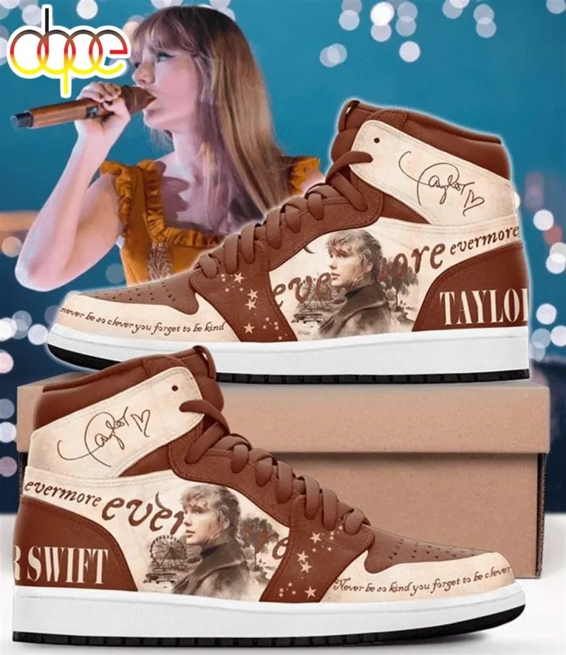 Taylor Swift Air Jordan 1 High Top Shoes Ver For Fans Taylor Swift Air Jordan 1 High Top Shoes IDF181403 Idea Fanatic