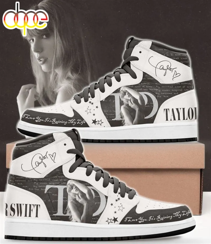 Taylor Swift Air Jordan 1 High Top Shoes Ver HOT Taylor Swift Air Jordan 1 High Top Shoes IDF181404 Idea Fanatic