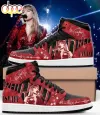 Taylor Swift Air Jordan 1 High Top Shoes Ver RED Taylor Swift Air Jordan 1 High Top Shoes IDF181411 Idea Fanatic