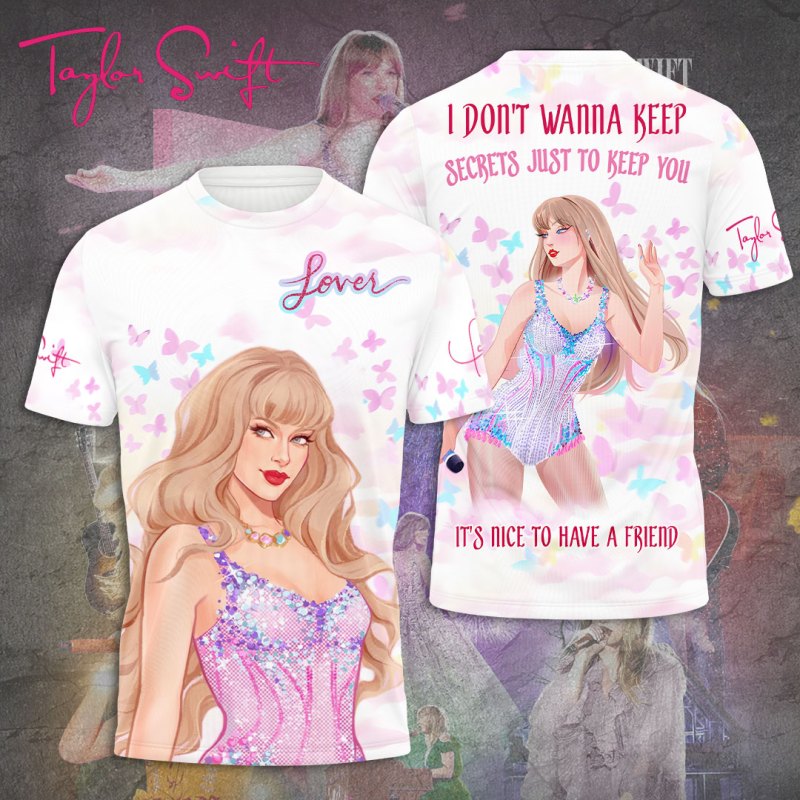 Taylor Swift Apparel TANTN7231 tshirt Taylor Swift Combo 3D Apparels IFDDCLEC0329 Idea Fanatic