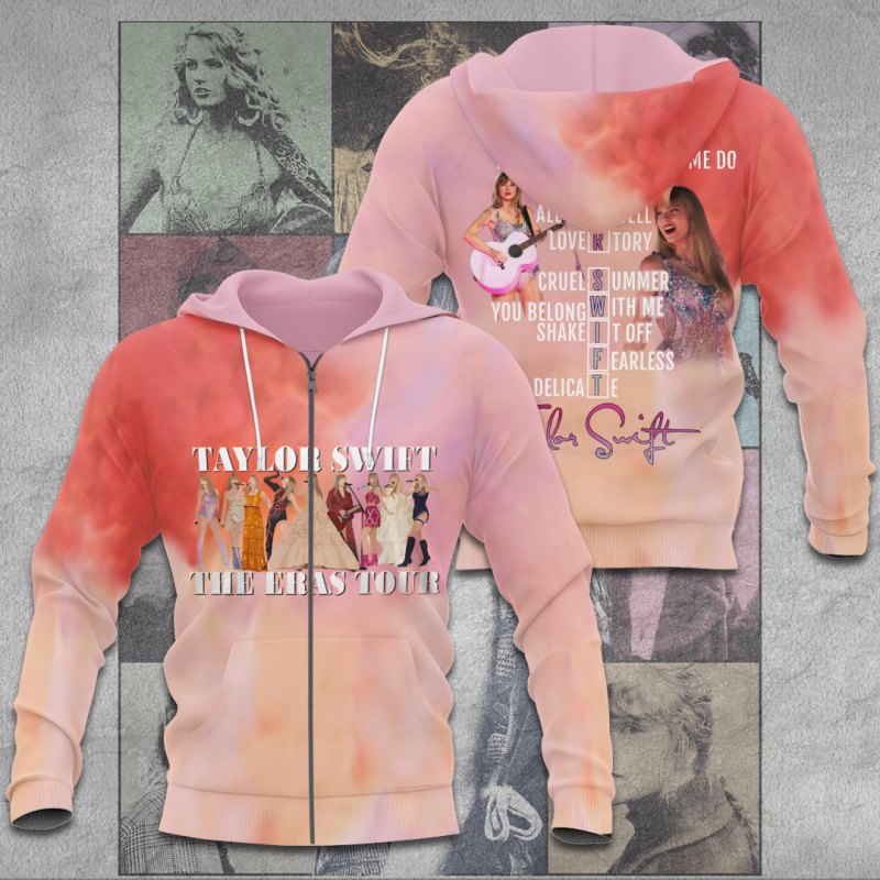 Taylor Swift Apparel TANTN8159 ziphoodie Taylor Swift Combo 3D Apparels IFDDCLEC0385 Idea Fanatic