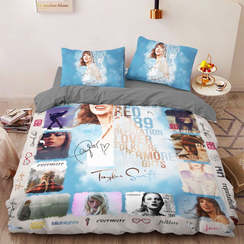 Taylor Swift Bedding Set TANTN3170 2 Taylor Swift Premium Bedding Set IFDDBED0009 Idea Fanatic