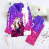 Taylor Swift Button Down Pajamas Set NGHIAVT0717 Taylor Swift Premium Button Down Pajamas Set IFDDBDP0010 Idea Fanatic