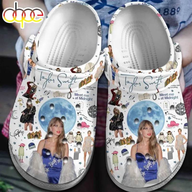 Taylor Swift Crocs Clogs Taylor Swift X Crocs The Eras Tour 2024 Taylor Swift Music Limited Clogs IDF178344 Idea Fanatic