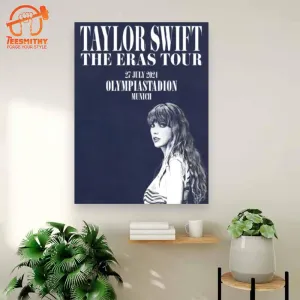 Taylor Swift Eras Stadium 2024 World Tour Poster Canvas Home Idea Fanatic