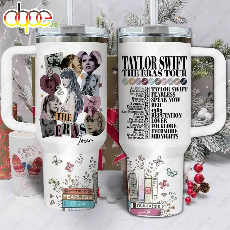 Taylor Swift Eras Tour Stanley Tumbler 40oz Quencher with Handle Taylor Swift Eras Tour 40oz Stanley Tumbler IDF168299 Idea Fanatic