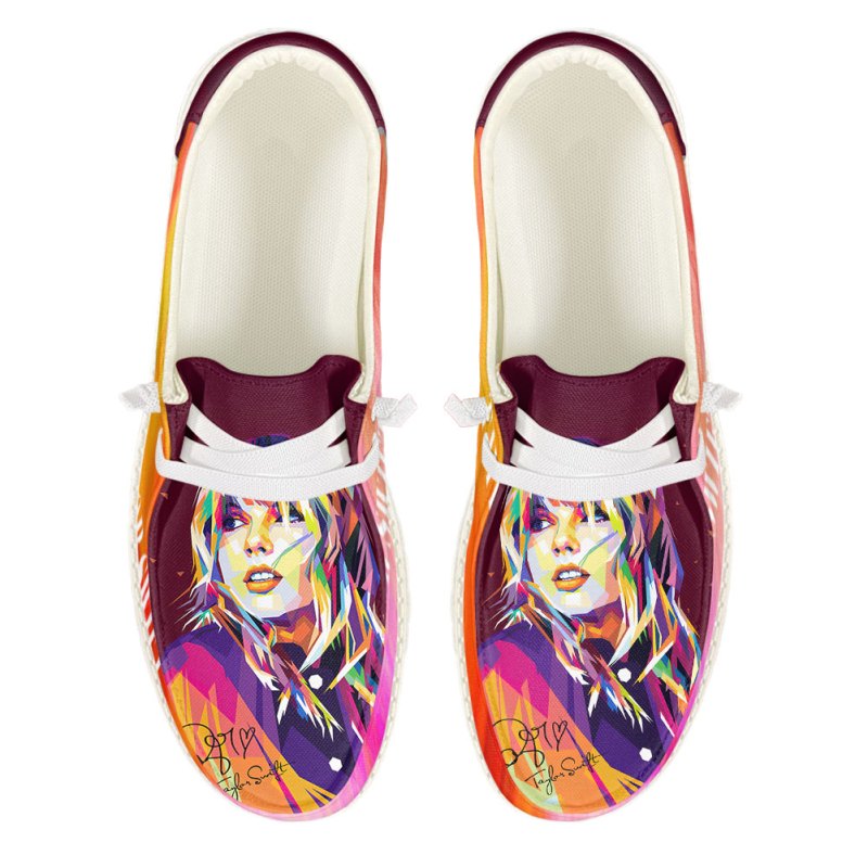 Taylor Swift Hey Dude Shoes VANDH1274 3 Taylor Swift Custom Hey Dude Shoes IFDDDUDE0001 Idea Fanatic