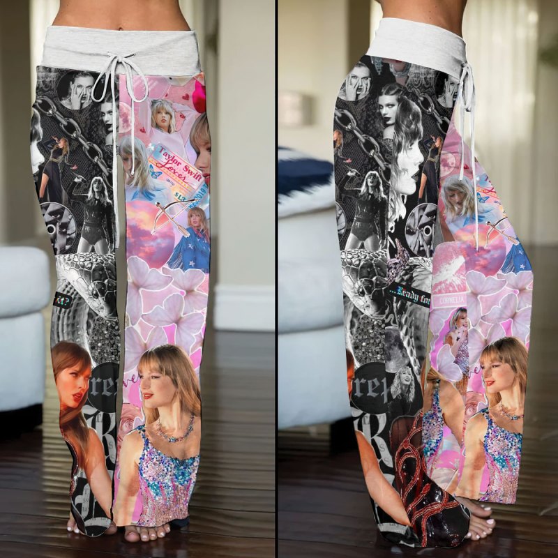 Taylor Swift High Waisted Straight Leg Trousers VANDH886 Taylor Swift High-Waisted Straight-Leg Trousers IFDDHST0014 Idea Fanatic