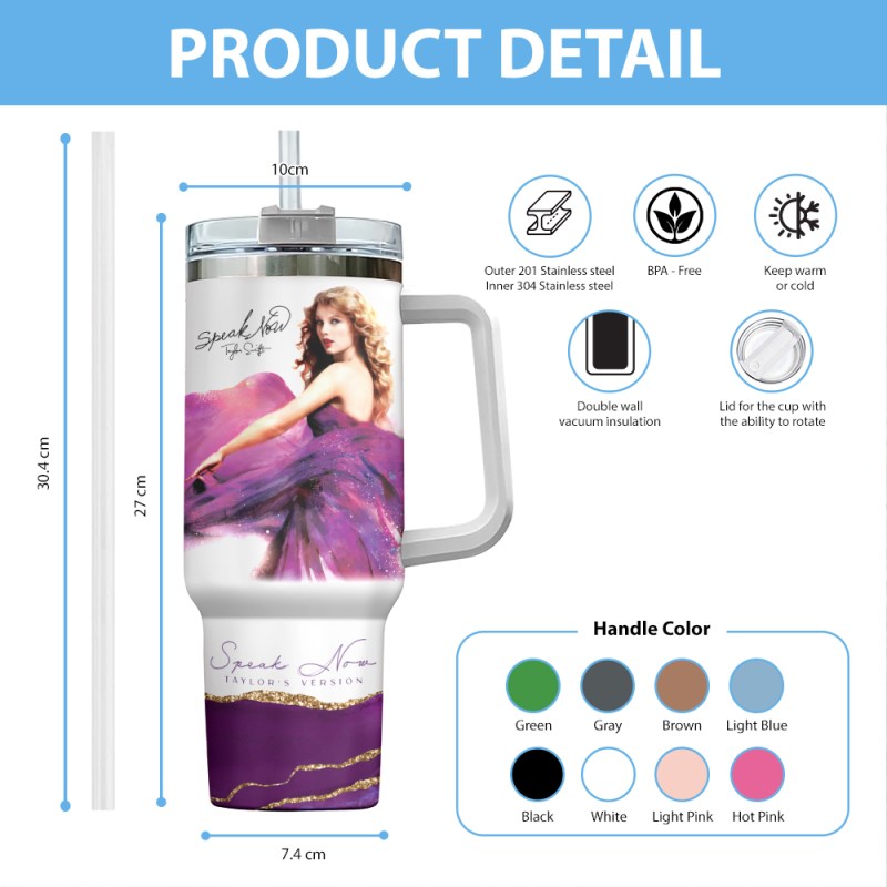 Taylor Swift Personalized Stanley Cup VANDH1882 3 Taylor Swift Personalized 40oz Stanley Tumbler IFDD40OZ0176 Idea Fanatic