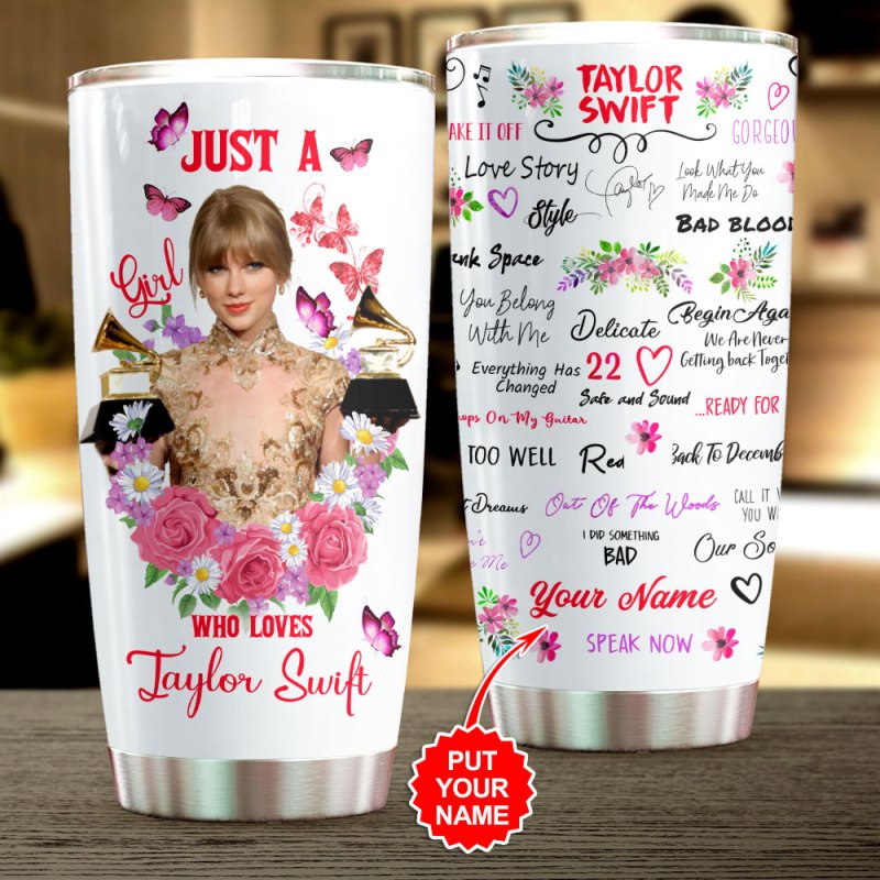 Taylor Swift Personalized Tumbler VANDH2541 Taylor Swift Normal Tumbler Cup IFDDNTUM0059 Idea Fanatic