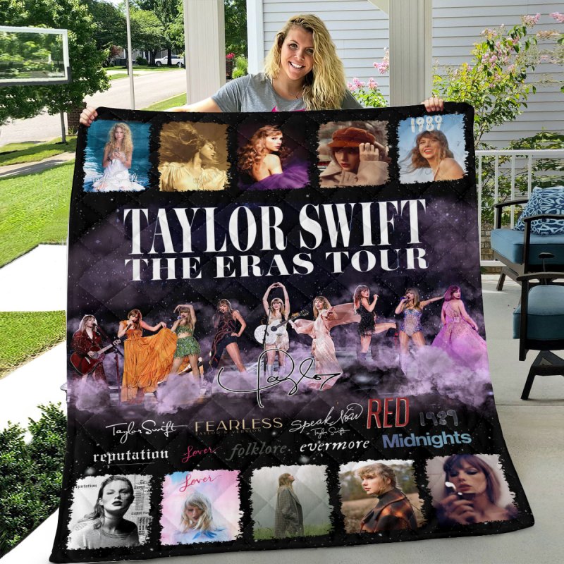 Taylor Swift Quilt Blanket HOATT3862 Taylor Swift Premium Printed Quilt Blanket IFDDQLT0008 Idea Fanatic