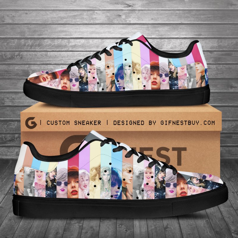 Taylor Swift Skate shoes HOATT3639 2 Taylor Swift Custom Stan Smith Shoes IFDDSS0013 Idea Fanatic