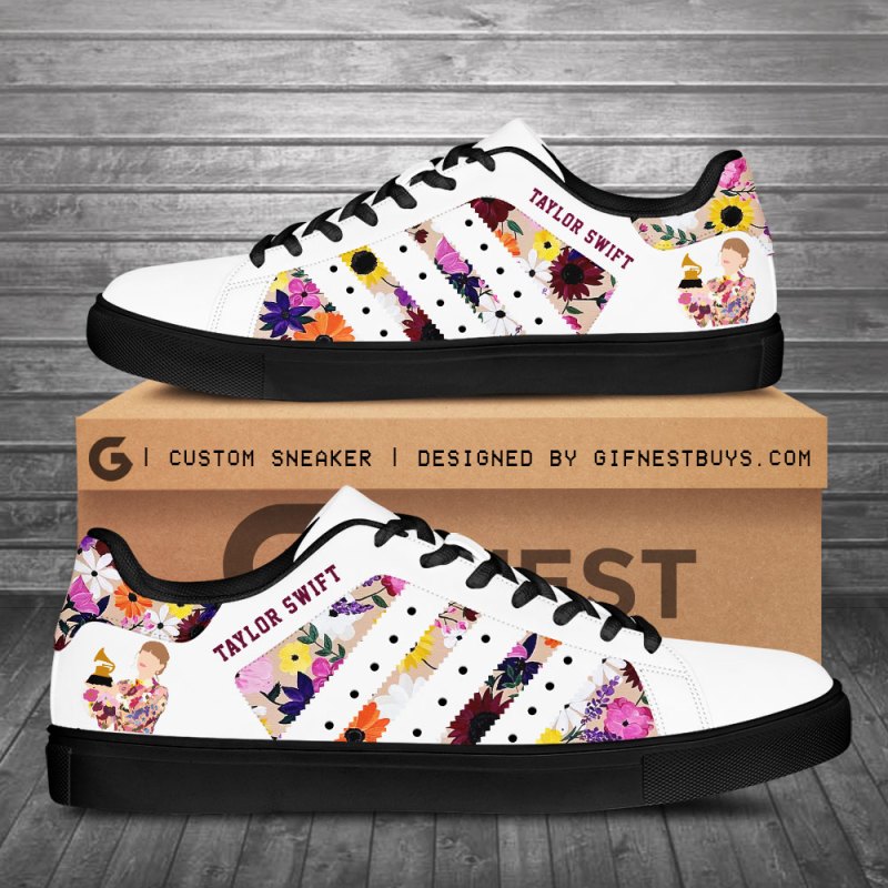 Taylor Swift Stan Smith Shoes VANDH3250 2 Taylor Swift Custom Stan Smith Shoes IFDDSS0016 Idea Fanatic