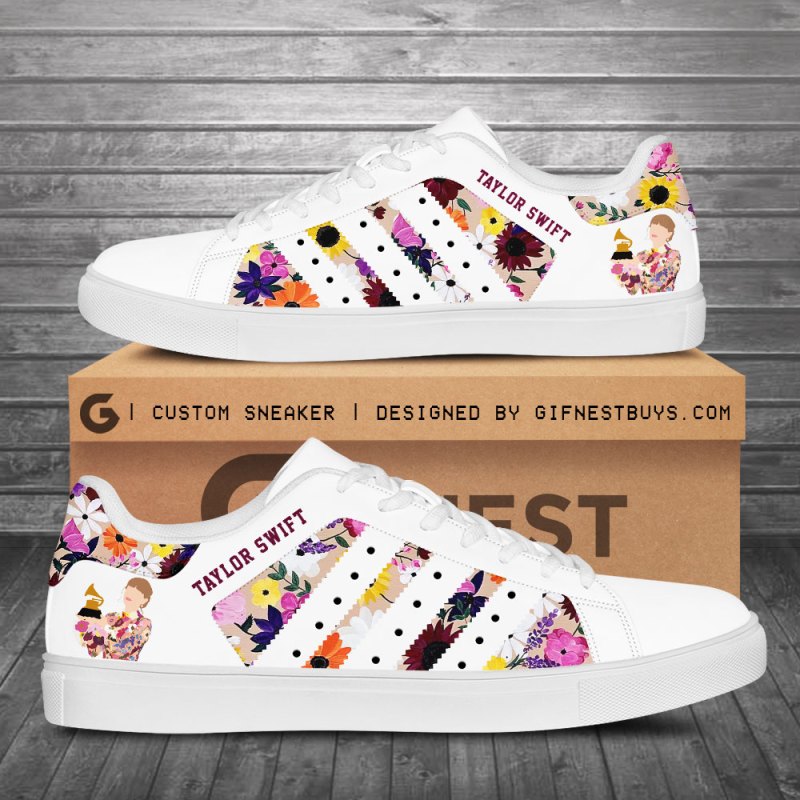 Taylor Swift Stan Smith Shoes VANDH3250 Taylor Swift Custom Stan Smith Shoes IFDDSS0016 Idea Fanatic