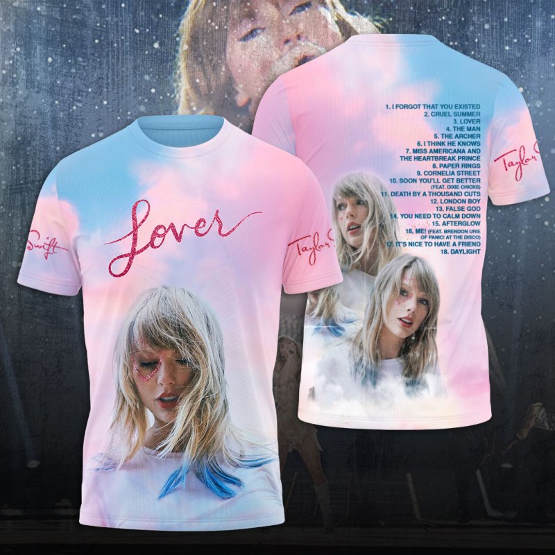 Taylor Swift T shirt HOATT3806 Taylor Swift Combo 3D Apparels IFDDCLEC0136 Idea Fanatic