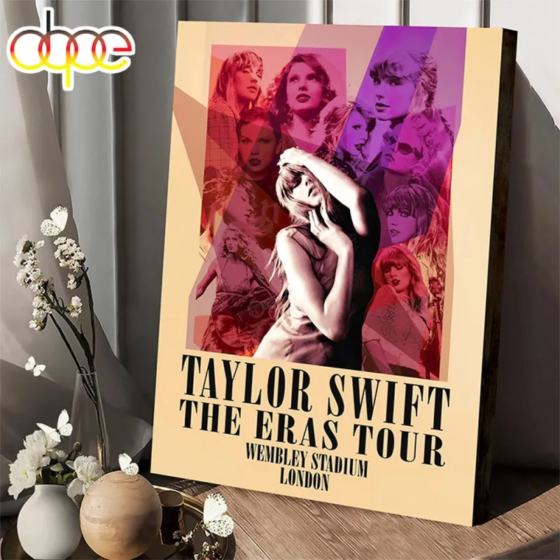 Taylor Swift The Eras Tour UK 2024 London Poster Canvas Taylor Swift The Eras Tour UK 2024 London Poster Canvas IDF181324 Idea Fanatic