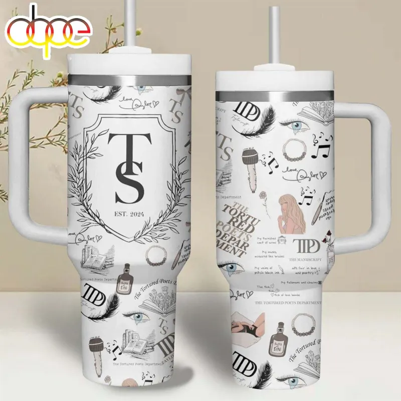 Taylor Swift The Tortured Poets Department Album Stanley Cup Tumbler Taylor Swift The Tortured Poets Department Album 40oz Stanley Cup Tumbler IDF182767 Idea Fanatic