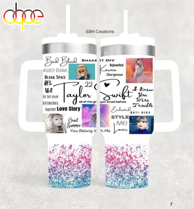 Taylor Swift Tour 2024 40 OZ Stanley Tumbler Taylor Swift Tour 2024 40oz Stanley Tumbler IDF182770 Idea Fanatic