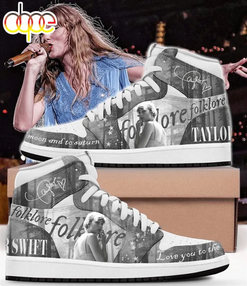 Taylor Swift Tour Air Jordan 1 High Top Shoes Ver Taylor Swift Tour Air Jordan 1 High Top Shoes IDF181421 Idea Fanatic