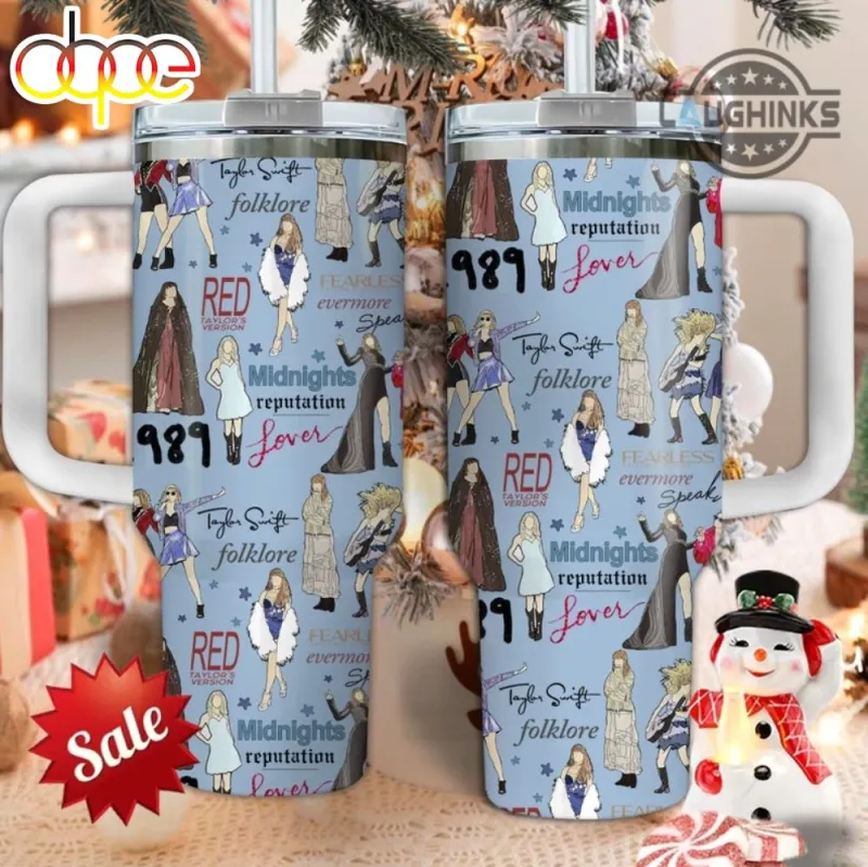 Taylor Swift Tumbler 40 Oz Swifties Tour 40Oz Stainless Steel Stanley Cup Taylor Swift Tumbler 40 Oz Swifties Tour Stanley Cup IDF168310 Idea Fanatic