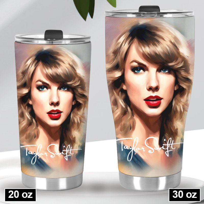 Taylor Swift Tumbler GNE1191 2 Taylor Swift Normal Tumbler Cup IFDDNTUM0082 Idea Fanatic