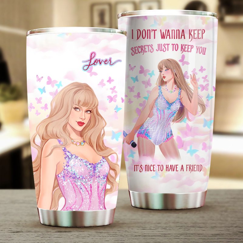 Taylor Swift Tumbler TANTN7234 mk1 Taylor Swift Normal Tumbler Cup IFDDNTUM0100 Idea Fanatic