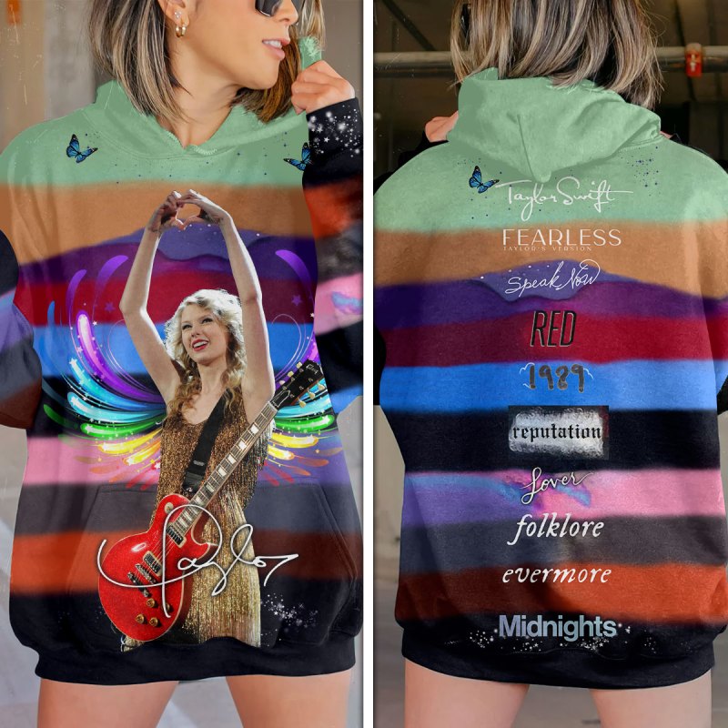 Taylor Swift hoodie VANDH1801 Taylor Swift Combo 3D Apparels IFDDCLEC0238 Idea Fanatic