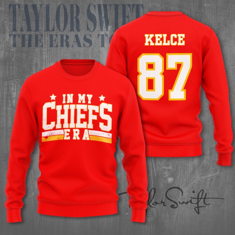 Taylor Swift x Kansas City Chiefs 3D Apparels MAITM5039 Ugly Sweatshirt Taylor Swift x Kansas City Chiefs Combo 3D Apparels IFDDCLEC0255 Idea Fanatic